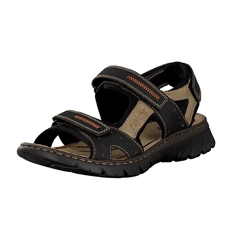 Sandália Rieker 26757-01 Para Homem - Pretas